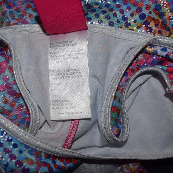 FUTURE STAR CAPEZIO Multicolored Girls Biktard Size S - Picture 4 of 4